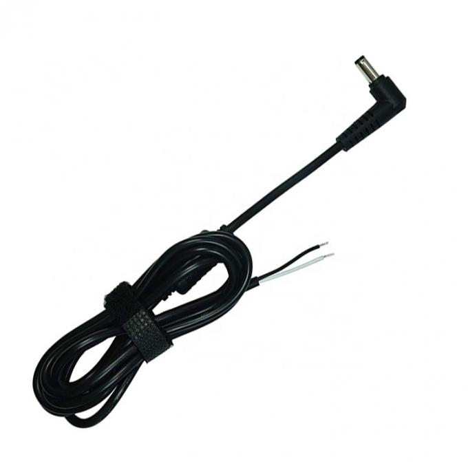 CUSTOM 90 grados Ángel derecho barril de corriente continua Jack macho hembra para abrir cola de cerdo DC cable de carga de energía 5