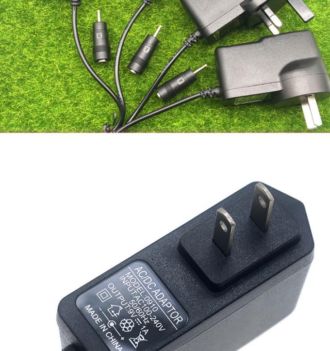 EE.UU. UE Reino Unido AU Enchufe AC a 5V 9V 12V DC 5.5x2.1mm 2.5 Jack Adaptador de alimentación 2