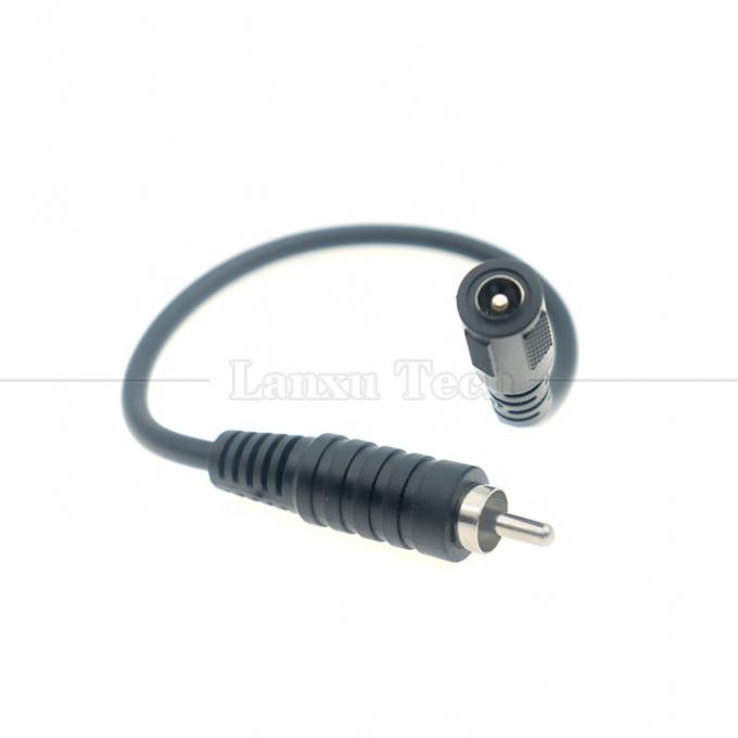 RCA Hombre a CC 5.5x2.5mm 5.5x2.1mm Hembra enchufe de barril Jack 12V DC Cables de alimentación del pedal 3