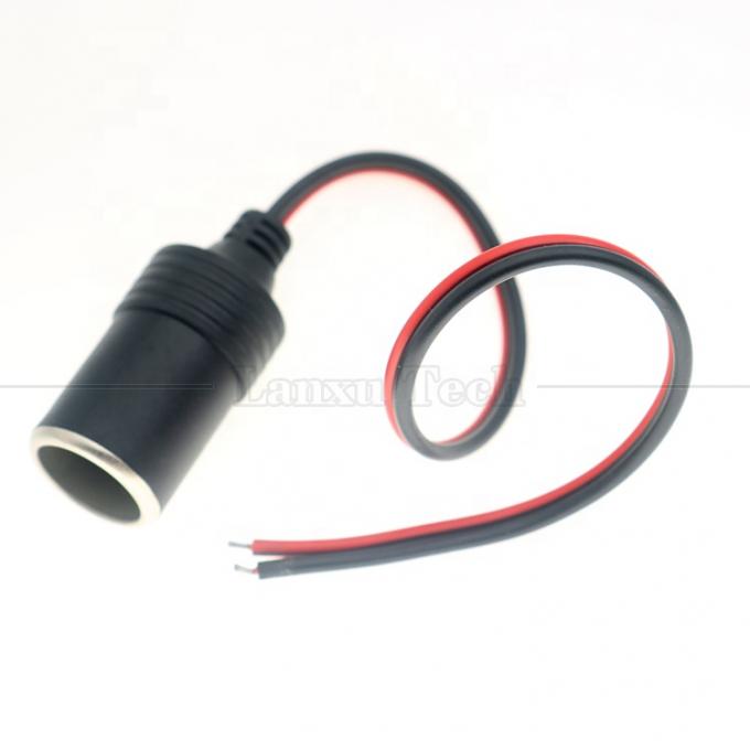 12V 24V 10A 18AWG DC Automóvil encendedor de cigarrillos mujer enchufe conector de alimentación cable de extensión 3