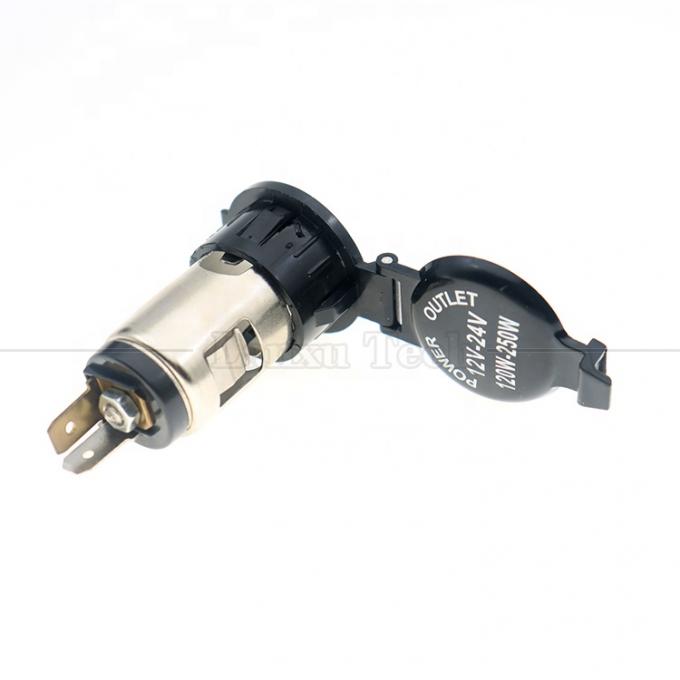 12v 24v impermeable Gap coche encendedor de cigarrillos mujer conector de carga de energía adaptador para motocicleta 3