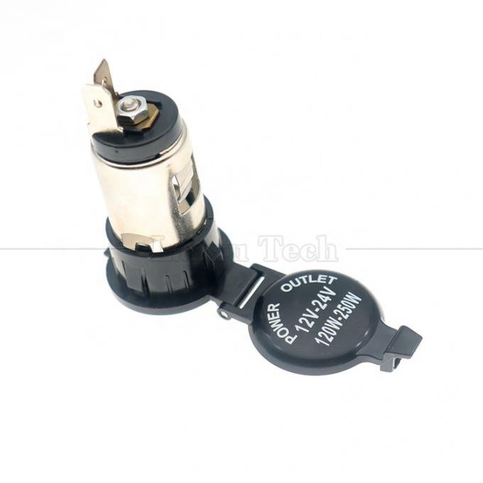 12v 24v impermeable Gap coche encendedor de cigarrillos mujer conector de carga de energía adaptador para motocicleta 2
