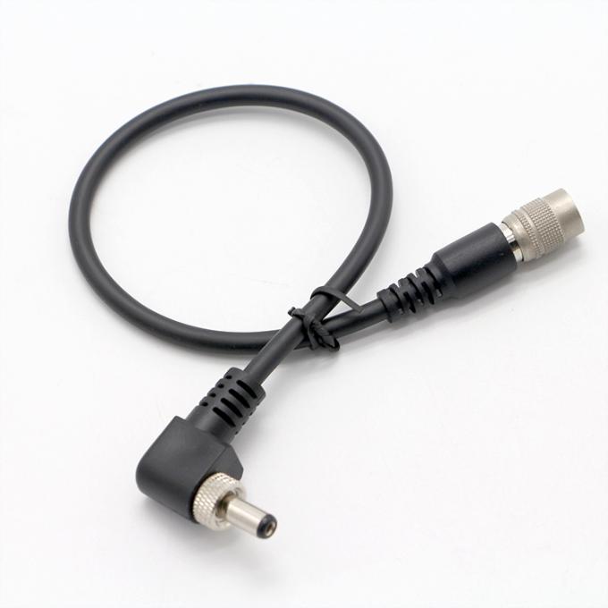 OEM Cerradura de tornillo de 90 grados Ángulo derecho 5V 12V Hombre a mujer 5.5x2.1mm 5.5X2.5mm Cable de alimentación CC 5
