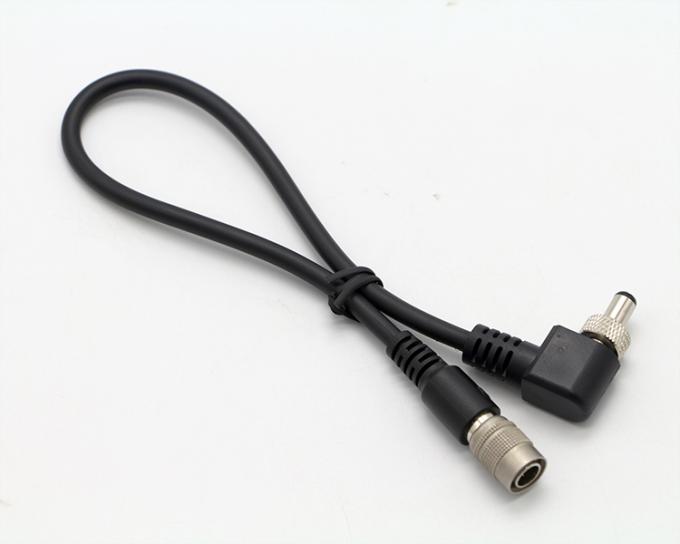 OEM Cerradura de tornillo de 90 grados Ángulo derecho 5V 12V Hombre a mujer 5.5x2.1mm 5.5X2.5mm Cable de alimentación CC 6