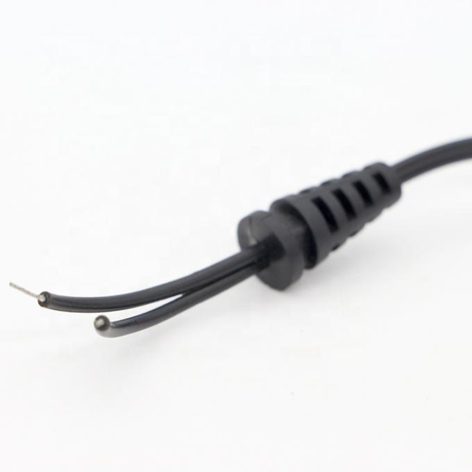 Jack de barril de corriente continua masculino femenino de 2.1x5.5 mm a cable de carga de corriente continua Pigtail abierto 4