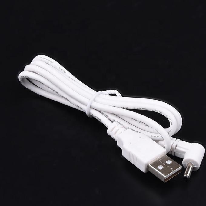 Ángulo de 90 grados personalizado 1m USB a DC Hombre 3.5x1.35mm Cable de extensión de energía 1