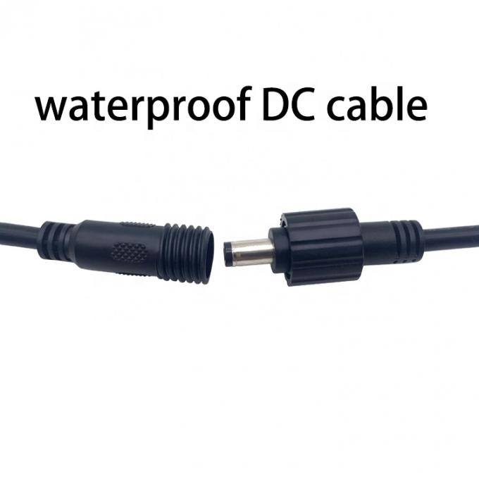 Hombre a mujer 5.5x2.1mm 5.5x2.5mm 3.5x1.35mm Cable de extensión de energía DC a prueba de agua 2
