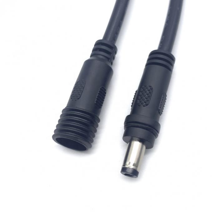 Hombre a mujer 5.5x2.1mm 5.5x2.5mm 3.5x1.35mm Cable de extensión de energía DC a prueba de agua 4