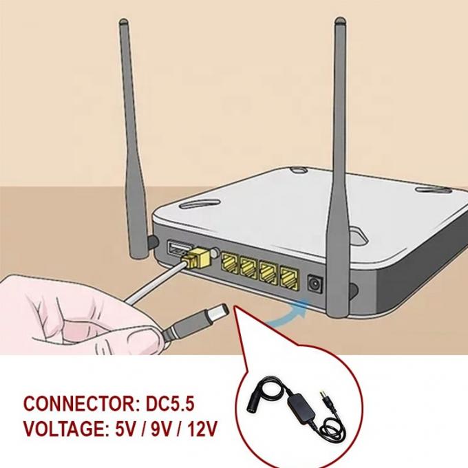 DC 5V 9V 12V 15V Controlador automático Activación apagada Reinicia Refrescar WiFi Router Restarter automático temporizador 2