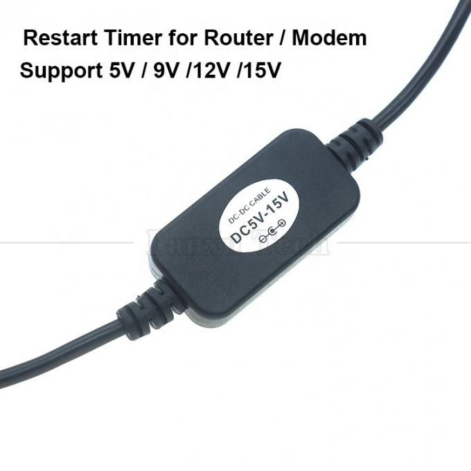 DC 5V 9V 12V 15V Controlador automático Activación apagada Reinicia Refrescar WiFi Router Restarter automático temporizador 3
