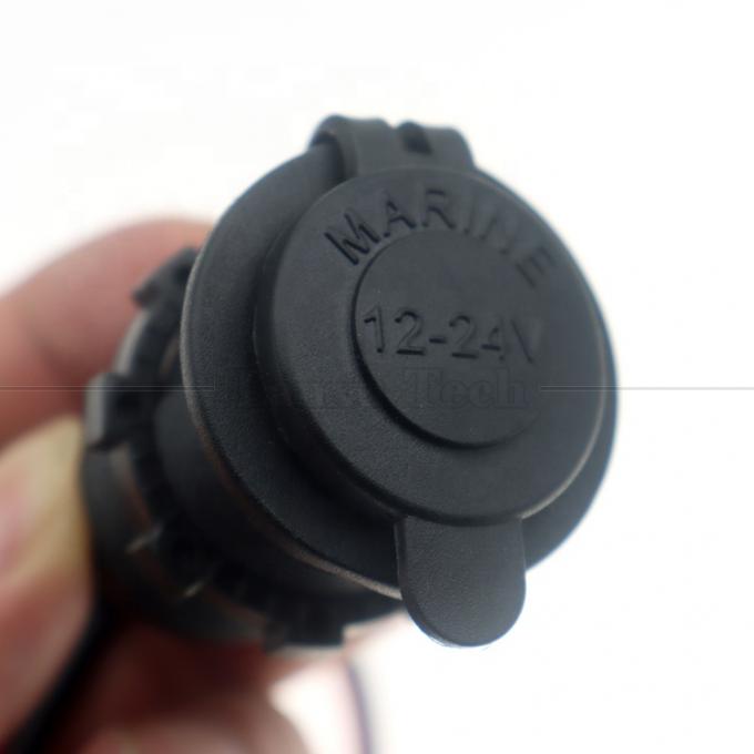 Inmune 12V 24V 16AWG DC auto encendedor de cigarrillos conector de conexión de conexión de conexión de conexión de cable de extensión 2