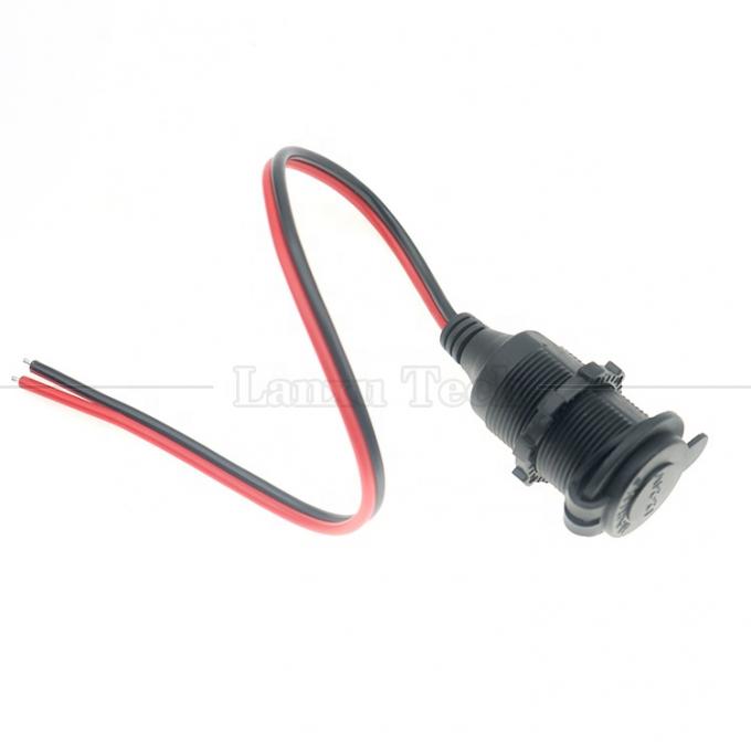 Inmune 12V 24V 16AWG DC auto encendedor de cigarrillos conector de conexión de conexión de conexión de conexión de cable de extensión 5