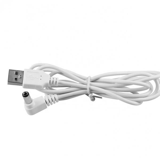 Blanco Negro USB Hombre a 90 grados Ángulo derecho 5.5 X 2.1mm 5.5x2.5mm 3.5x1.35mm 4..0x1.7mm Hombre Cable DC 5