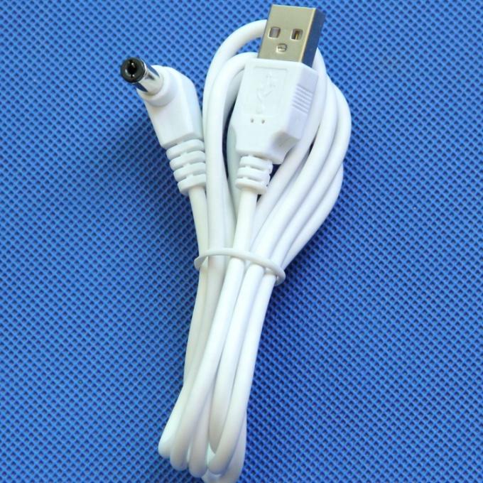 Blanco Negro USB Hombre a 90 grados Ángulo derecho 5.5 X 2.1mm 5.5x2.5mm 3.5x1.35mm 4..0x1.7mm Hombre Cable DC 3