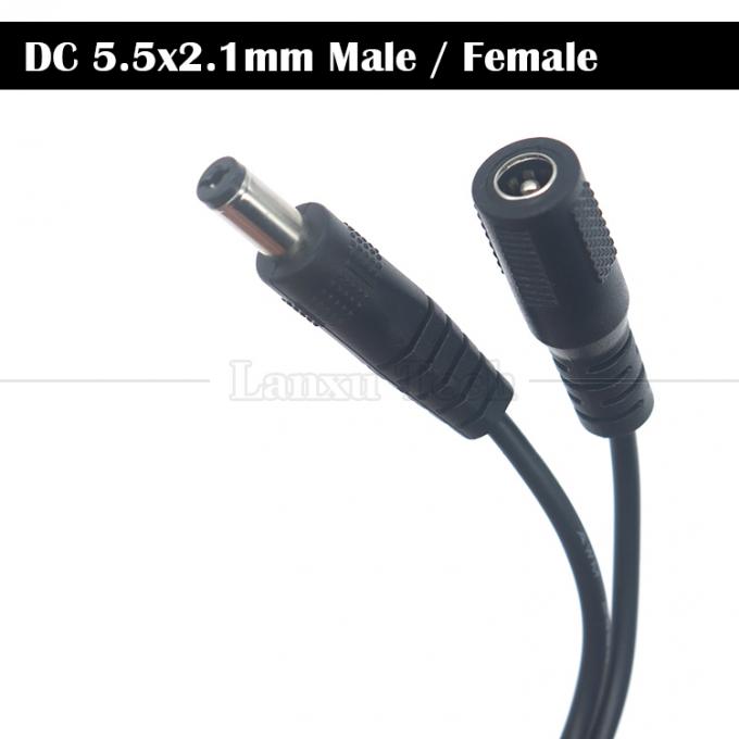 1m 3m 5m 10m 12V Hombre a Hombre Hombre DC 5.5x2.1mm 5.5x2.5mm 4.0x1.7mm 3.5x1.35mm Cable de extensión de energía Jack barril 4