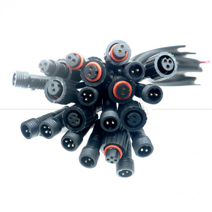 Personalización IP67 IP68 impermeable M12 2pin 3 pin 4pin M12 DC para abrir cables desnudos Cable de extremo para luz LED 6