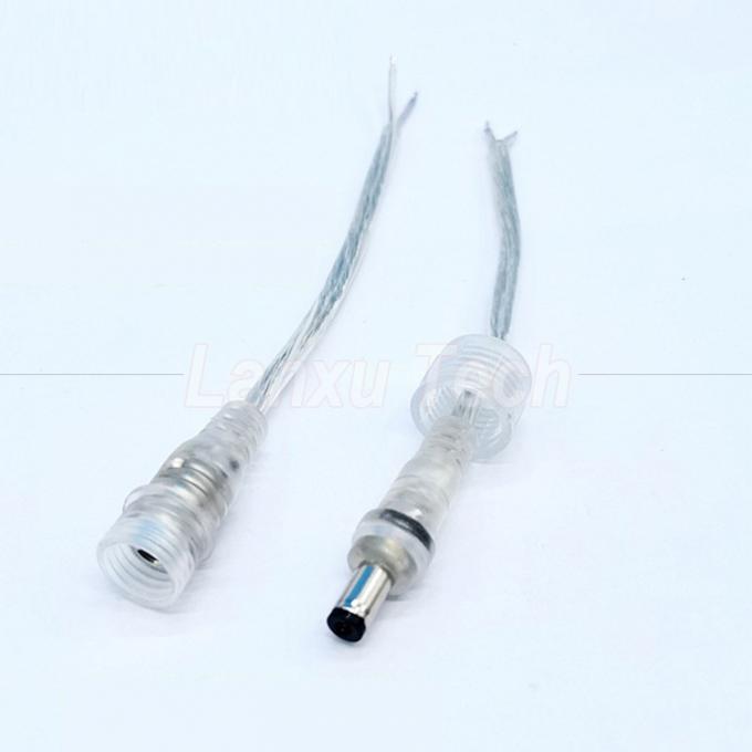 Hombre a mujer DC.5x2.1mm Barril Jack Cable de extensión de energía para lámpara de LED 1