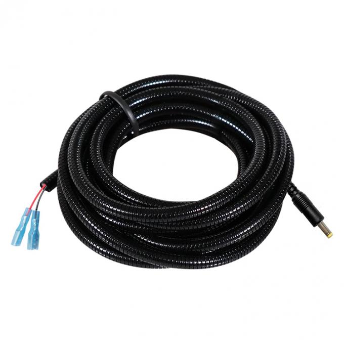 Chaqueta de metal resistente a la masticación DC 5.5x2.1mm 4.0x1.7mm para conector de espada Cable de extensión de energía para cámaras de rastreo 2