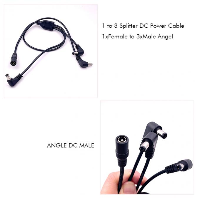 Cable de extensión de energía de separación de corriente continua para cámara de seguridad de CCTV 1