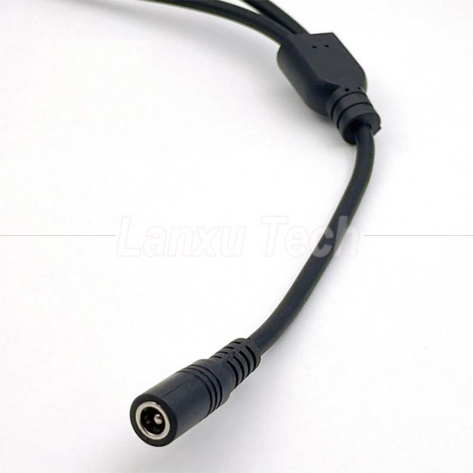 1 Femenino a 2 Direcciones Femenino DC 5.5x2.1mm Cable de extensión de energía de división para cámara de seguridad de CCTV Luz de banda LED 2
