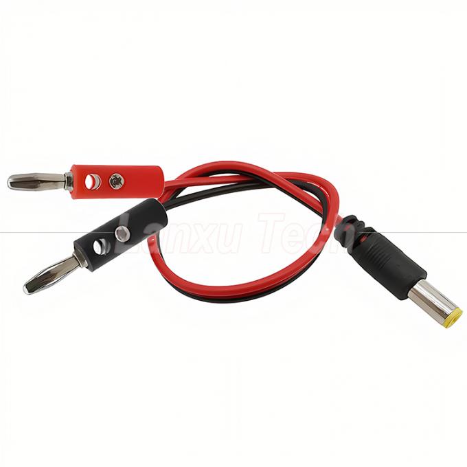 12v DC 5.5mm X 2.1mm Jack de barril masculino a 4mm Plug de plátano Prueba de cables de conducción de energía 2