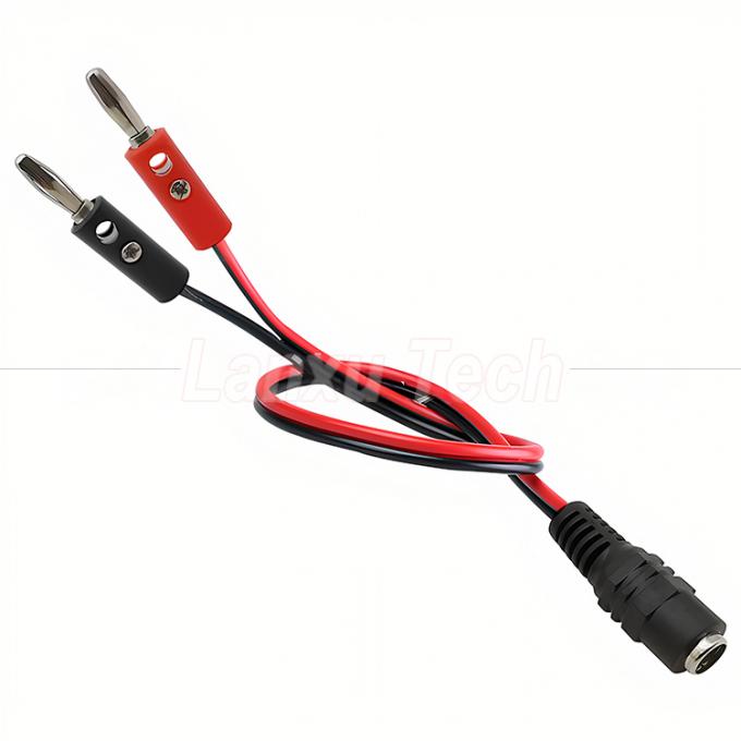 12v DC 5.5mm X 2.1mm Jack de barril masculino a 4mm Plug de plátano Prueba de cables de conducción de energía 3