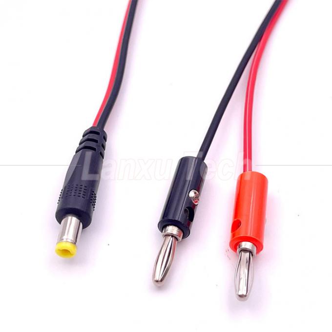 12v DC 5.5mm X 2.1mm Jack de barril masculino a 4mm Plug de plátano Prueba de cables de conducción de energía 5