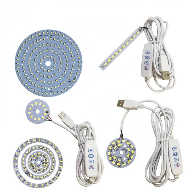 Interruptor de atenuación de potencia de 5V Cable de cargador USB para banda LED 6