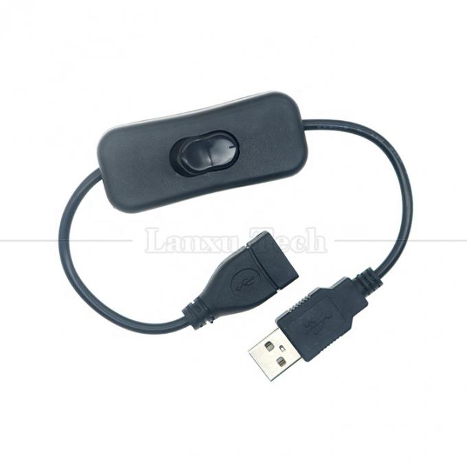 Controller de encendido apagado de hombre a mujer USB 2.0 Tipo A Cable de interruptor para Raspberry Pi 1