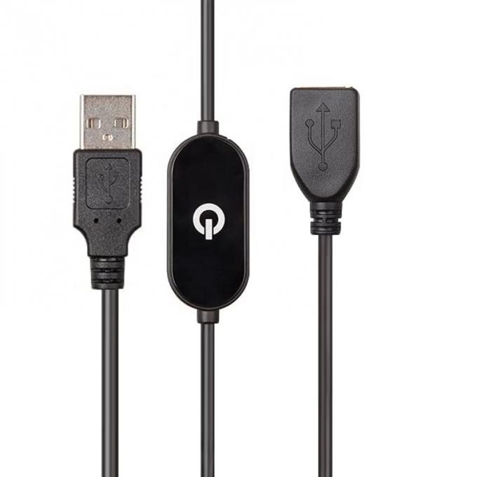 Interruptor de atenuador táctil de sexo masculino a femenino Tipo de cable de extensión USB para luces de banda led 1