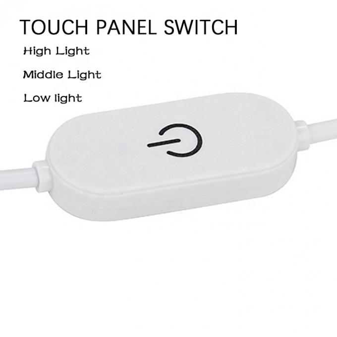 5V 2A USB TO dc 5.5*2.1mm con interruptor ajustable cable remoto de luz LED para la luz de la lámpara 1