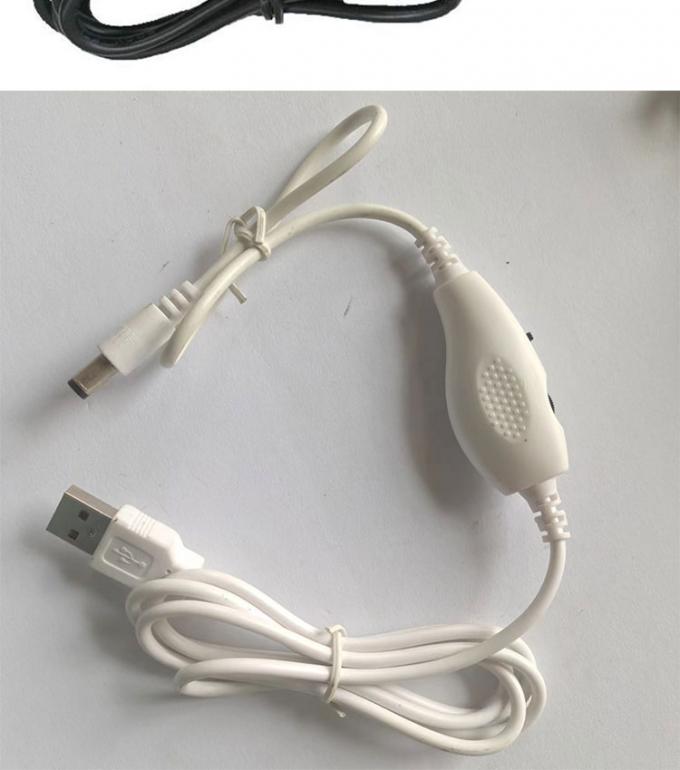 5V USB a CC 5.5x2.1mm 12V Control de brillo de salida Dispersor ajustable encendido y apagado Cable de interruptor para ventilador de lámpara de luz LED 7