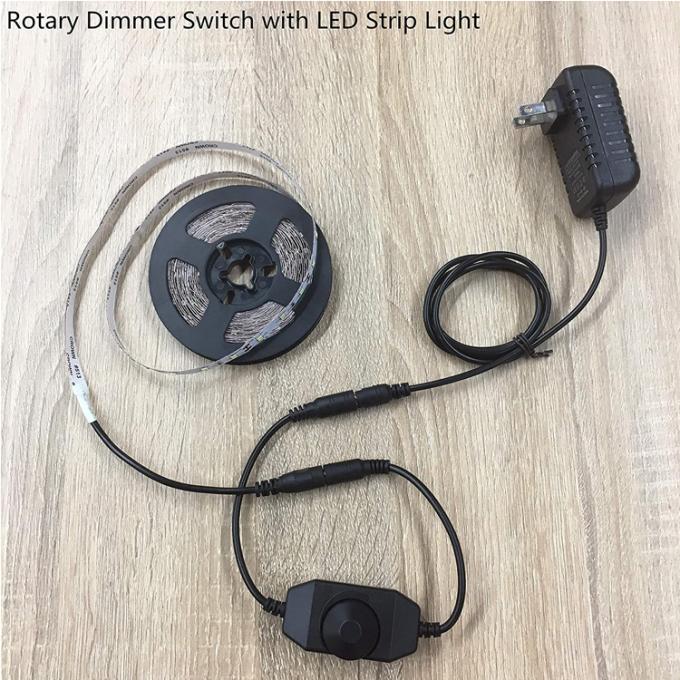 12V 24V lámpara de mesa Led lámparas de cuerda de banda macho a mujer LED apagador interruptor de control remoto 9