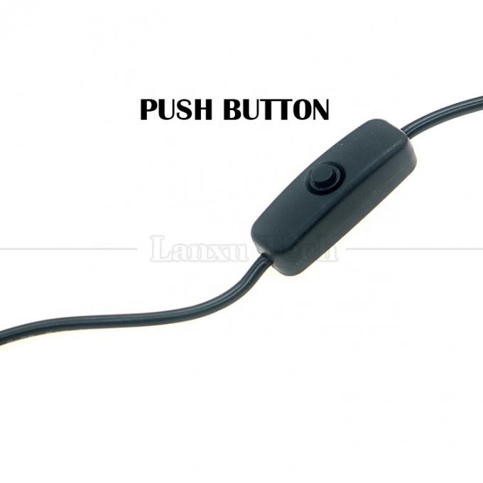 5V USB de tipo A a tipo C USB conmutador de energía ON OFF Cable para la tira de LED Raspberry Pi 2