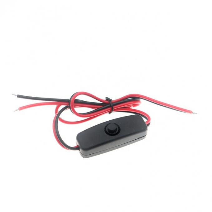 Botón de interruptor en línea personalizado en el cable de alimentación para el motor de la lámpara led 0