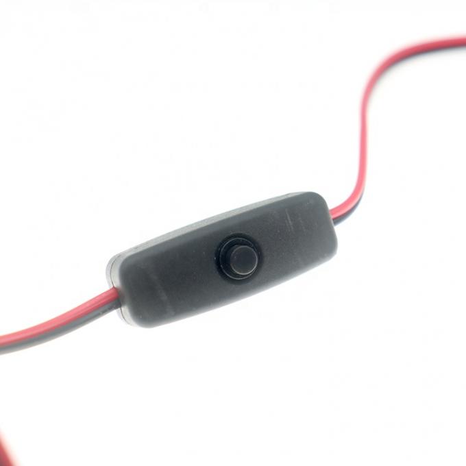 Botón de interruptor en línea personalizado en el cable de alimentación para el motor de la lámpara led 3