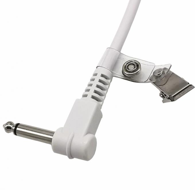 Custom 6.35 Single Button Switch Line Emergency Call Button Cable de llamada de enfermería con clip para la estación de enfermería Sistema de llamada de enfermería 7