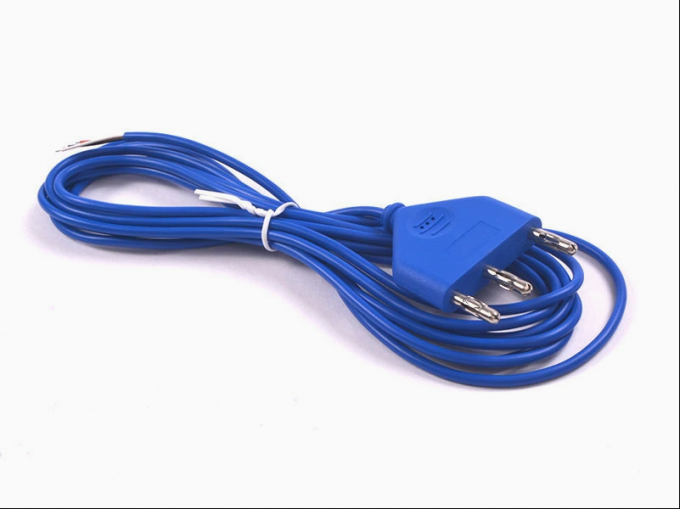Personalizar alta frecuencia 3 pin Plug Disposable ESU Cable de lápiz Electrosurgical alambre de lápiz de cable de cuchillo eléctrico 0