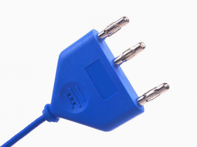 Personalizar alta frecuencia 3 pin Plug Disposable ESU Cable de lápiz Electrosurgical alambre de lápiz de cable de cuchillo eléctrico 2