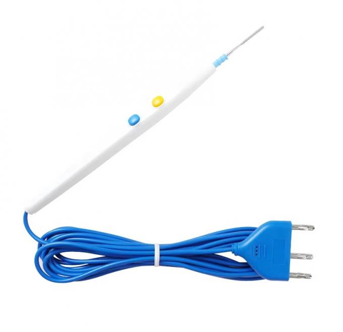 Personalizar alta frecuencia 3 pin Plug Disposable ESU Cable de lápiz Electrosurgical alambre de lápiz de cable de cuchillo eléctrico 5