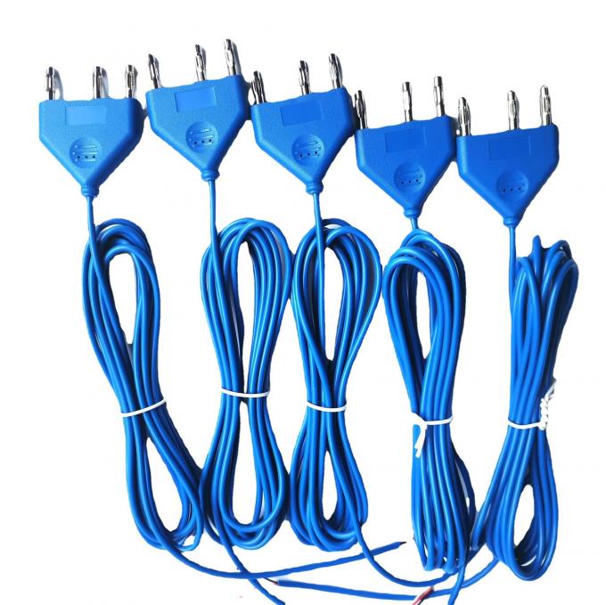Personalizar alta frecuencia 3 pin Plug Disposable ESU Cable de lápiz Electrosurgical alambre de lápiz de cable de cuchillo eléctrico 4