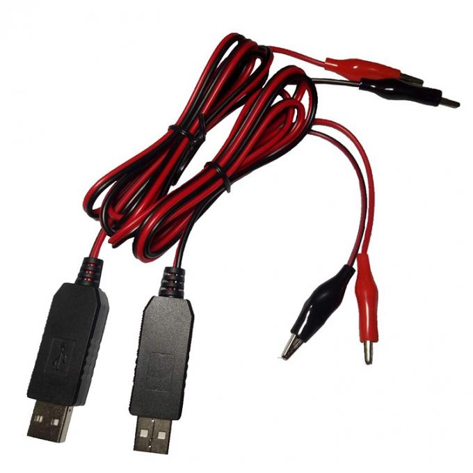 AA AAA Batería Eliminador Batería de reposición USB 5v a 1.5v 3v 4.5v Paso abajo Cable de cargador de energía para juguete eléctrico de luz LED 0