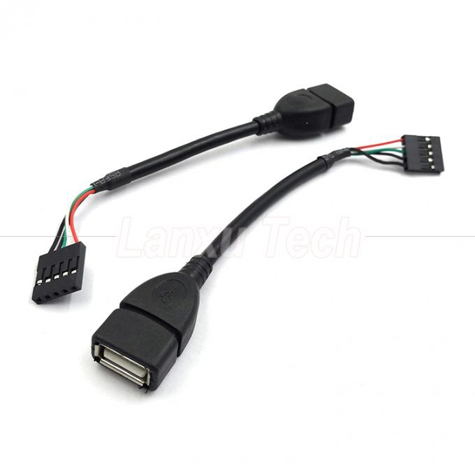 Cable de placa base de cable de conector Dupont de cable de conector de 5 pines 0