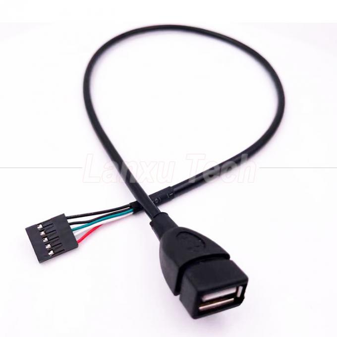 Cable de placa base de cable de conector Dupont de cable de conector de 5 pines 4