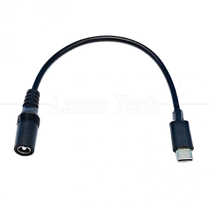 Micro USB Hombre a CC 3.5x1.35mm Hombre Jack cable de extensión de energía para ventiladores LED tiras 1