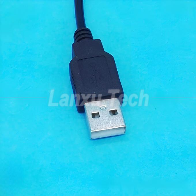 USB 2.0 Un macho a 2 USB doble Jack Y splitter Hub Hábulo de adaptación de cable de extensión de cable de alimentación 3