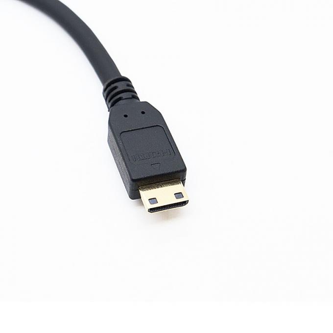 Mini HD-MI Hombre a HD-MI Mujer Convertidor Cable de extensión a prueba de agua para automóviles Camiones Barcas Computadoras de motocicletas 2