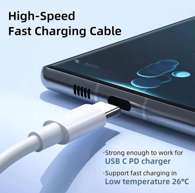 Cable de carga rápida de alta calidad 60w 100w tipo C a tipo C PD 1