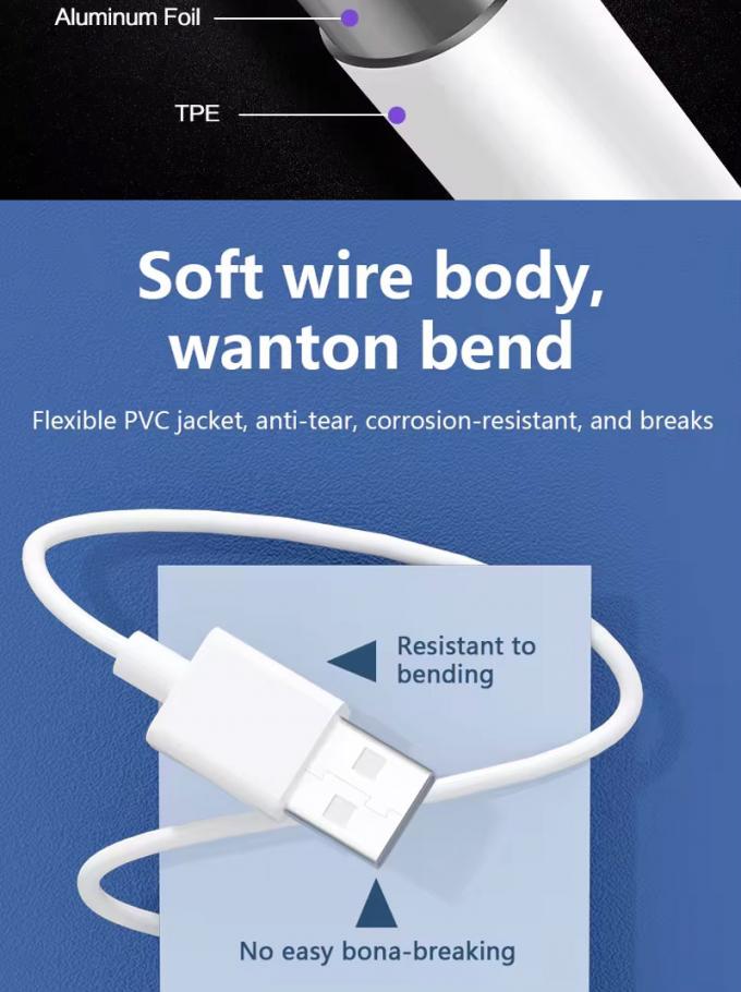 Cable de carga de datos de alta calidad 1M 2M 5A de carga rápida USB a tipo C para teléfono Android Huawei 5