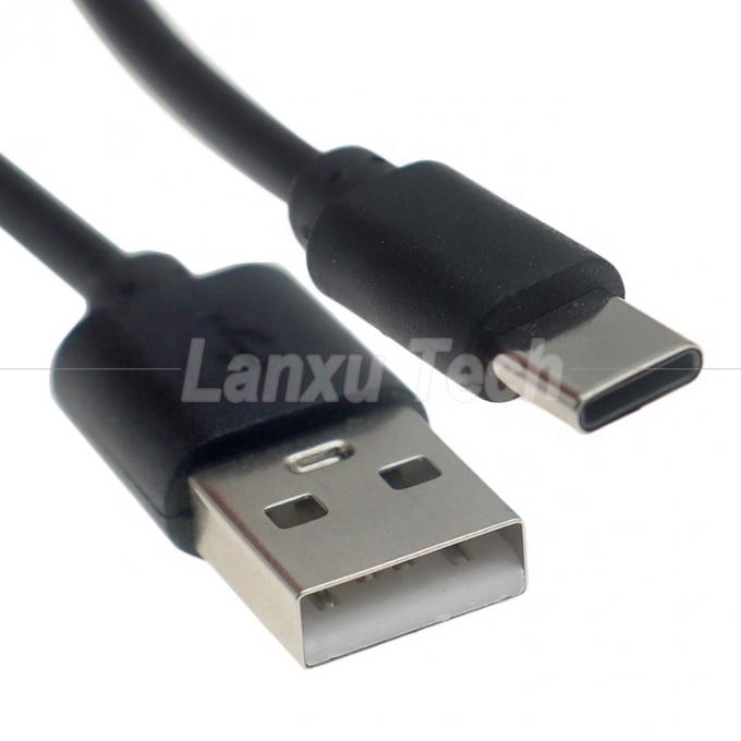 Carga rápida de alta calidad 2A 1m 2m 3m 5m USB 2.0 A a Tipo C Cable de cargador de datos de extensión para tableta de teléfono móvil 1
